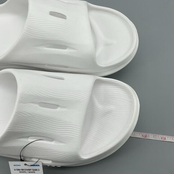 NEW Hoka Women’s Ora Recovery Slide 3 Sandals White Size 11 - Picture 7 of 10